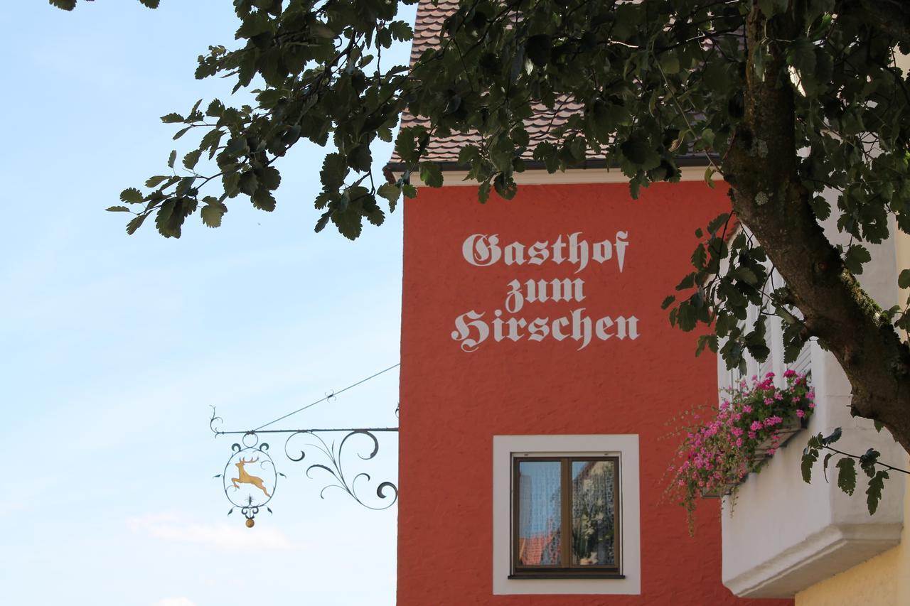 Hotel-Gasthof Zum Hirschen Durrwangen Exterior foto